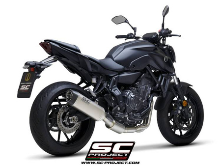 SC-Project układ wydechowy SC1-S tytan Yamaha MT-07 (2021 – 2024)
