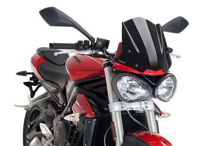 Owiewka PUIG do Triumph Street Triple S 16-19 Czarny (N) 9999N