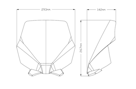 SZYBA SPORTOWA CRF1100L AFRICA TWIN ADV. SPORTS
