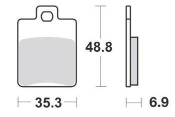 KLOCKI HAMULCOWE SBS 142 CT