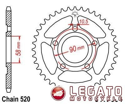 ZĘBATKA NAPĘDOWA JT TYŁ