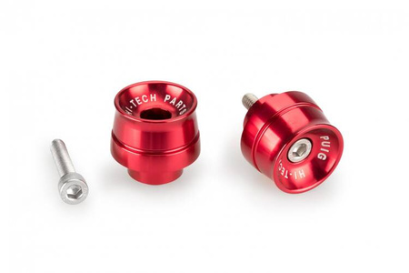 Końcówki kierownicy PUIG Speed do Yamaha R1 / R6 / R7 Czerwony (R) 21401R