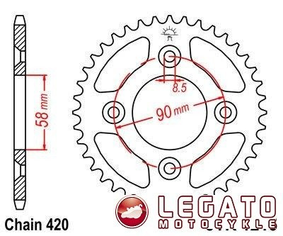 ZĘBATKA NAPĘDOWA JT TYŁ