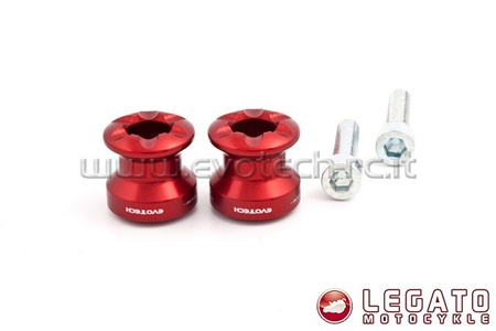 Rolki wahacza pod podnośnik marki EVOTECH RC czerwone  M6