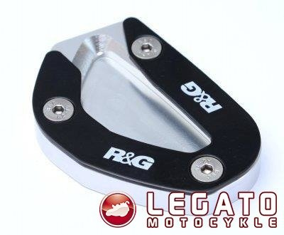 ELEMENT NÓŻKI - KICKSTAND SHOE HONDA CBR1100XX BLACKBIRD 96-08 SILVER