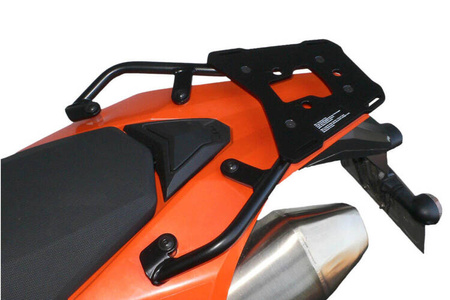 STELAŻ POD PŁYTĘ MONTAŻOWĄ KUFRA ALU-RACK SW-MOTECH KTM LC4 690 ENDURO (07-18), BLACK