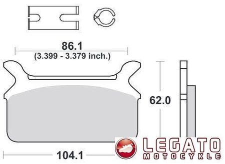 KLOCKI HAMULCOWE SBS 668 H.LS