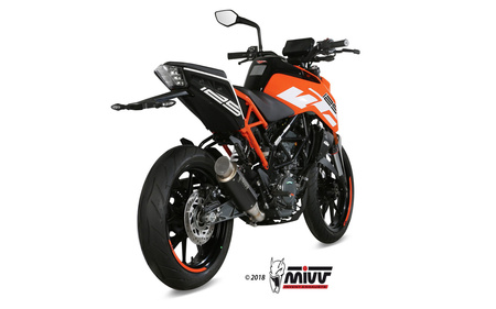 Mivv Tłumik końcowy GP PRO BLACK stal nierdzewna KTM 125 DUKE 2017-2020