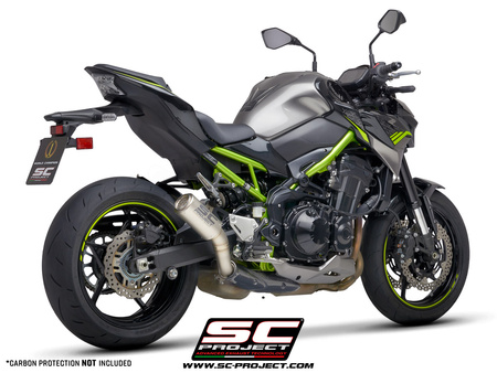 SC-Project tłumik końcowy CR-T tytan z siatką Kawasaki Z900 (2017-2019)