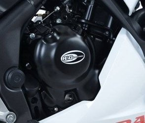 ZESTAW OSŁON SILNIKA RG RACING HONDA CBR300R/CB300R 18-, (2 CZĘŚCI) BLACK