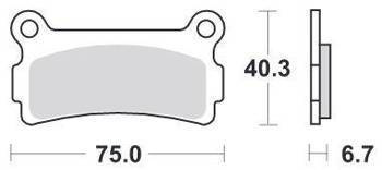 KLOCKI HAMULCOWE SBS 636 HF