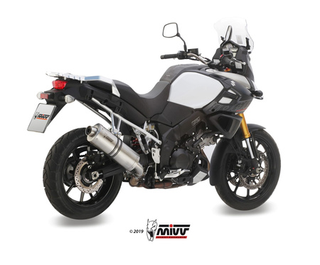 Mivv Tłumik końcowy OVAL stal nierdzewna SUZUKI V-STROM 1000 2014-2020