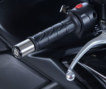 KOŃCÓWKI KIEROWNICY R&G KAWASAKI ZX636 19-/Z900/Z900RS/KTM 690 ENDURO (WITHOUT BRUSH GUARDS) BLACK