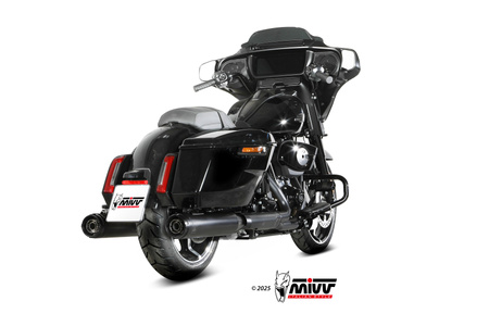 Mivv Tłumiki końcowe HR-1 ALUMINIUM BACKPLATE HARLEY DAVIDSON STREET GLIDE / ANNIVERSARY / SPECIAL / SPECIAL ANNIVERSARY 2017-2026