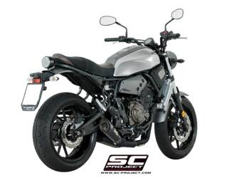 SC-Project układ wydechowy S1 Matt Black Yamaha XSR 700 (2016 – 2020)