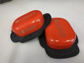 Slidery na kolana drewniane Czerwone