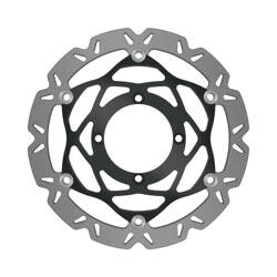 EBC Tarcza hamulcowa motocyklowa SMX6240 Supermoto, 320mm, konturowa, Carbon Look