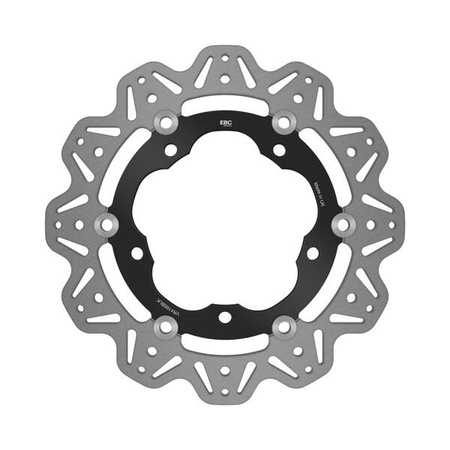 EBC Tarcza hamulcowa motocyklowa VR4166BLK VEE, czarna