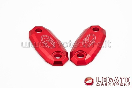 Zaślepki lusterek EVOTECH RC Honda czerwone