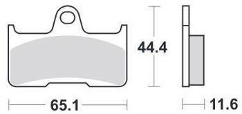 KLOCKI HAMULCOWE SBS 799 RSI