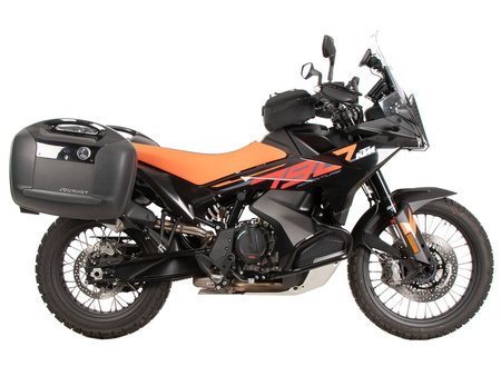Side carrier permanent mounted black for KTM 790 Adventure (2024-)