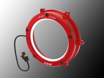Ducabike DBK Oslona sprzęgła EVO LED Ducati Panigale V4 (s) 2025-2026 Red