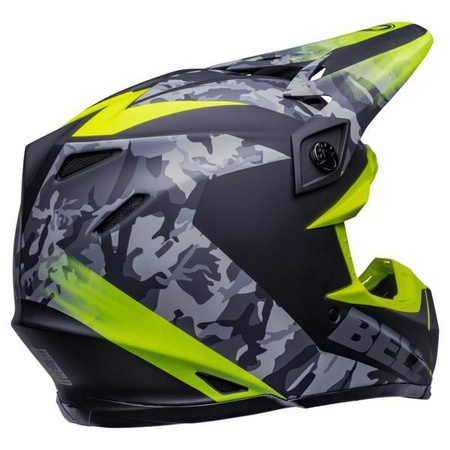 KASK BELL MOTO-9 MIPS VENOM MATTE BLACK CAMO/HI-VIZ YELLOW