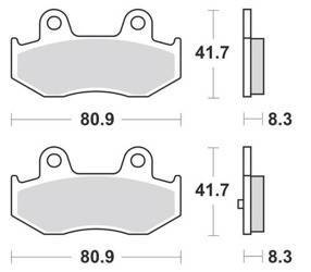 KLOCKI HAMULCOWE SBS 174 MS