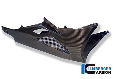 Bellypan krótki pod centralną podstawkę carbon - BMW K 1200 S (2005-2008) / K 1300 S ILMBERGER VEU.012.K120S.K