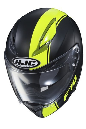 Motocyklowy Kask HJC F70 Mago Black/Flo Yellow