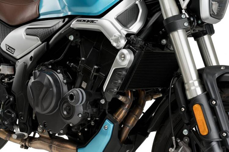 Crash pady PUIG do Voge 500 AC / 525 AC 2020-2025 (wersja Vintage) Czarny (N) 21597N