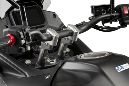 Podwyższenie kierownicy PUIG uniwersalne 29 mm (z przesunięciem) Srebrny (P) 21751P