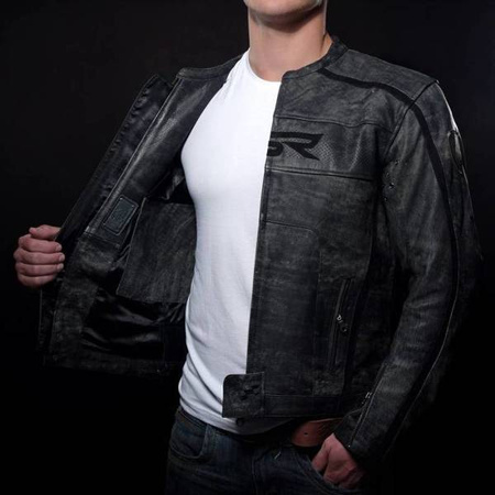 KURTKA MOTOCYKLOWA SKÓRZANA 4SR BOBBER