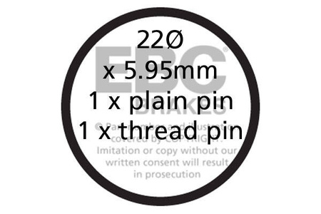 EBC Klocki hamulcowe FA293 (kpl. na 1 tarcze)