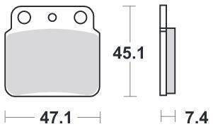 KLOCKI HAMULCOWE SBS 649 RSI