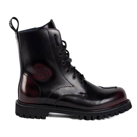 BUTY SKÓRZANE BROGER MONTANA WINE