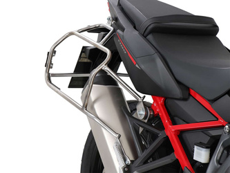 Sidecarrier Cutout stainless steel incl. Xplorer sideboxes silver for Honda CRF 1100 L Africa Twin (2019-2021)