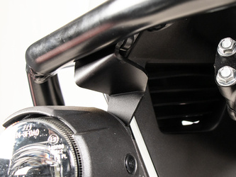 Adapter set black for original auxiliary headlights for combination with Hepco&Becker tank protection bar for Honda XL 750 Transalp (2025-)