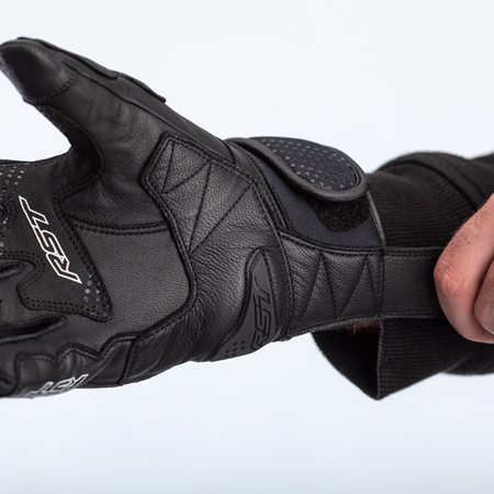 Motocyklowe Rękawice Skórzane RST Freestyle 2 CE Black/Black/Black (2671)