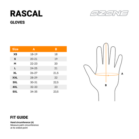 Rękawice Skórzane Ozone Rascal Black