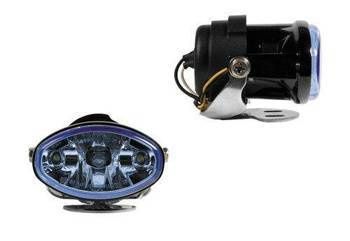 72351 - Felix, Zaawansowany technologiczny wielopowierzchniowy reflektor, niebieska soczewka, białe światło