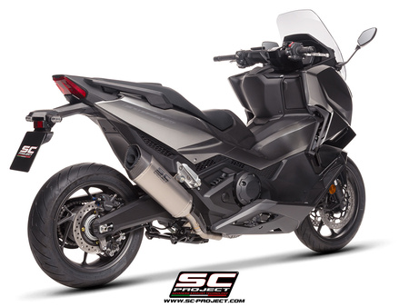 SC PROJECT Tłumik Końcowy SC1-R Titanium Honda Forza 750 2025-2026