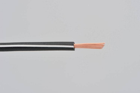 Przewód  AVS0.75  czarny/biały  2m