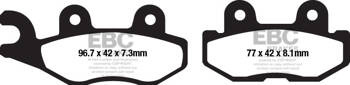 EBC Klocki hamulcowe FA675R (kpl. na 1 tarcze)