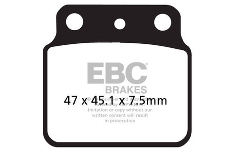 EBC Klocki hamulcowe FA137TT (kpl. na 1 tarcze)