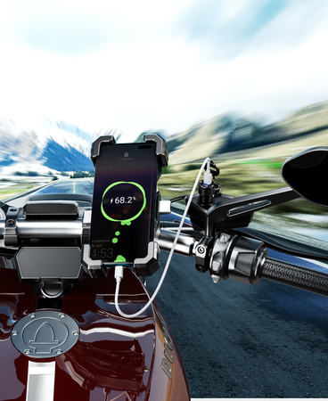 FreedConn MC17A Gniazdo zapalniczki 2xUSB Quick Charge 3.0 12-24V Woltomierz