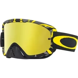 GOGLE MOTOCYKLOWE OAKLEY O2 MX INTIMIDATOR GNMTL YELLOW