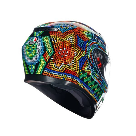 KASK MOTOCYKLOWY AGV K3 ROSSI WINTER TEST 2018