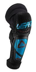LEATT (2020) NAKOLANNIKI OCHRANIACZE KOLAN 3DF HYBRID EXT BLACK KOLOR CZARNY/NIEBIESKI