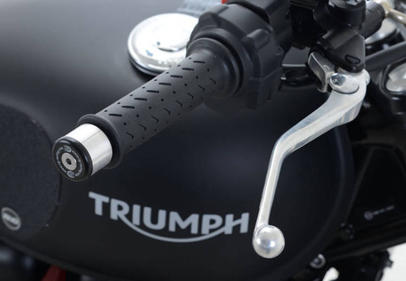 KOŃCÓWKI KIEROWNICY R&G TRIUMPH STREET TWIN/SPEED TWIN 19-, BLACK